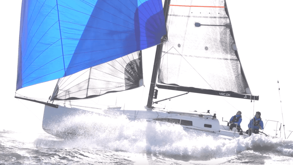 J_99 in big breeze and seas