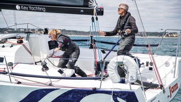 Yachting World – Pip Hare – J/99 – Tacking